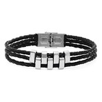 Triple Layered Bracelet // Black