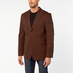 Twill Blazer // Brown (XL)