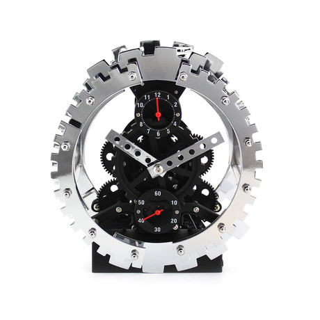 Gears Clock (Silver)