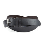 Reversible Belt // Black + Brown (S (32"))