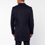 Ben Sherman // Wool Overcoat // Staples Navy (2XL)