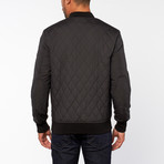 Quilted Bomber Jacket // Jet Black (XS)