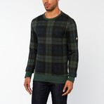 Blackwatch Crew Neck Sweater // Pine Grove (2XL)