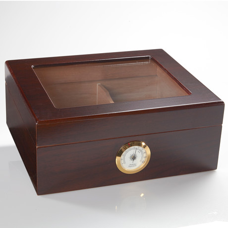 Whitetail Glasstop Humidor // 50 Capacity