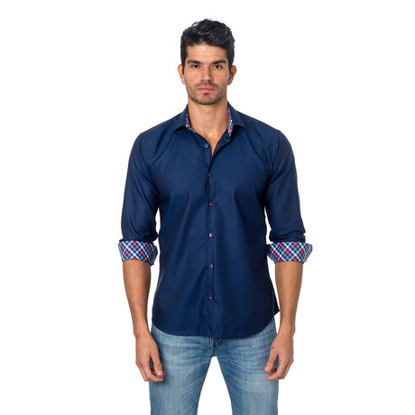 TOM Button-Up // Navy (S)
