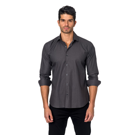 TOM Button-Up // Charcoal (S)