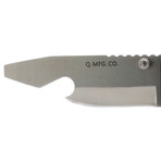 Mini Q // Titanium // Brushed (Anteater Flat Blade)