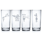 Banksy Collection 3 (Stemless Wine Glasses // Set of 4)