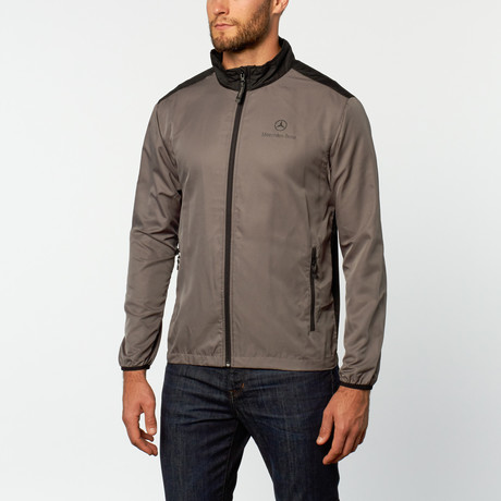 Lightweight Color Block Jacket // Grey (S)