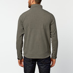 Chest Zip Soft Shell Jacket // Grey (3XL)