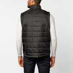 Packable Quilted Puffer Vest // Black (L)