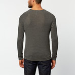 V-Neck Lightweight Sweater // Grey (2XL)