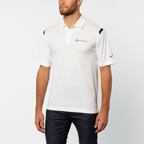 Nike Shoulder Stripe Polo // White (S)