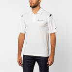 Nike Shoulder Stripe Polo // White (L)