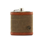 Langdale Hip Flask // Olive