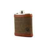 Langdale Hip Flask // Olive