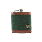 Langdale Hip Flask // Alpine Green