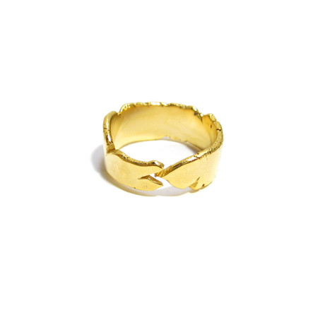 Cracked Ring // Gold // Style 4
