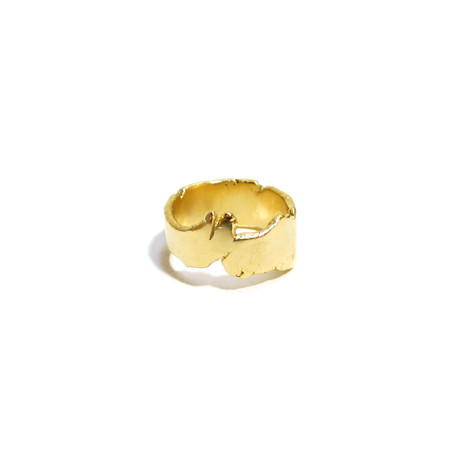 Cracked Ring // Gold // Style 2