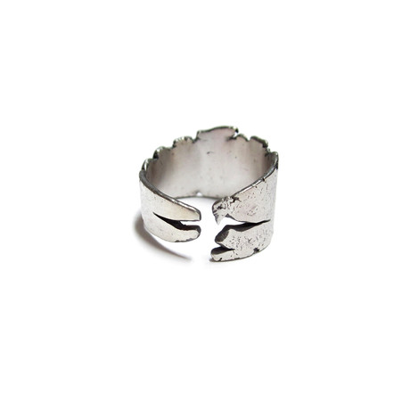 Cracked Ring // Blackened Silver // Style 8