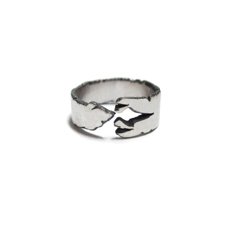 Cracked Ring // Blackened Silver // Style 6