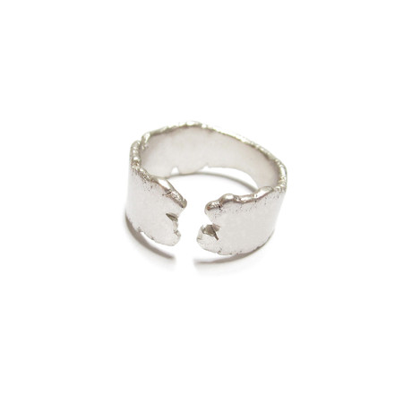 Cracked Ring // Sterling Silver // Style 12