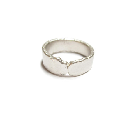 Cracked Ring // Sterling Silver // Style 11