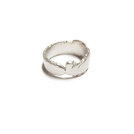 Cracked Ring // Sterling Silver // Style 10