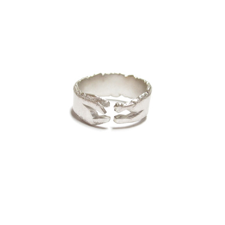 Cracked Ring // Sterling Silver // Style 8