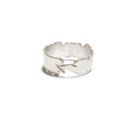 Cracked Ring // Sterling Silver // Style 7
