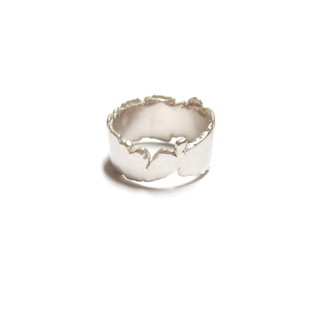 Cracked Ring // Sterling Silver // Style 6