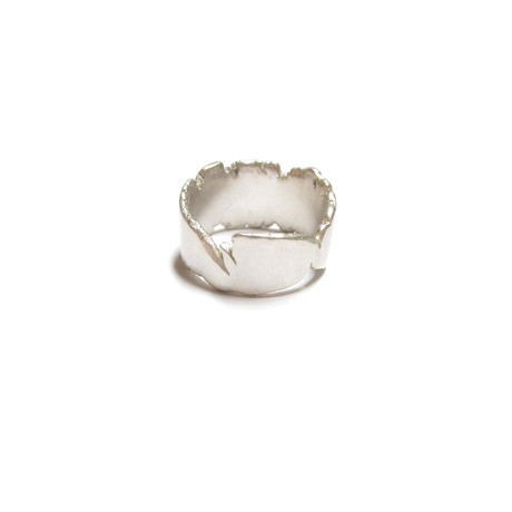 Cracked Ring // Sterling Silver // Style 2