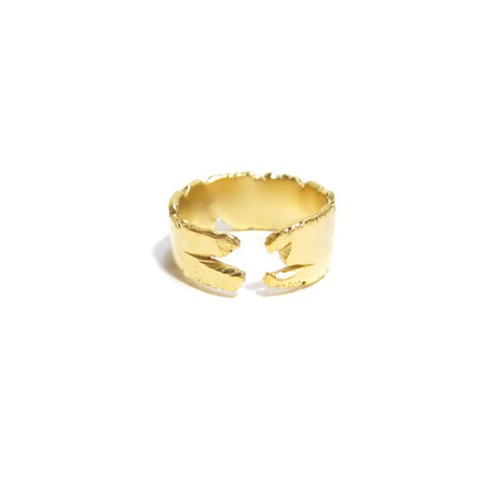 Cracked Ring // Gold // Style 3