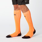 Tech+ Compression Socks // Neon Orange (M)