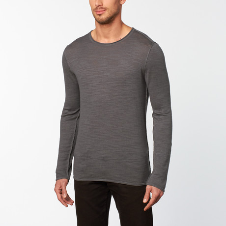 Long-Sleeve Crew Neck Sweater // Flagstone Grey (S)