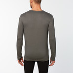 Long-Sleeve Crew Neck // Mercury Grey (XL)