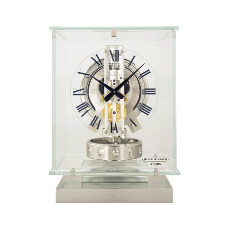 Jaeger LeCoultre Atmos Glass Crystal Clock Manual Wind // 5135201