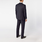 Notch Lapel Suit // Navy Check (US: 40S)