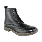 Grand Wingtip Boots // Black (US: 9)