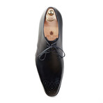 Two Eyelet Derby with Medallion // Black (Euro: 45)