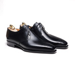 Two Eyelet Derby with Medallion // Black (Euro: 44.5)