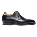 Two Eyelet Derby with Medallion // Black (Euro: 42.5)