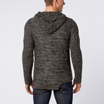 Asymmetric Fitted Sweater // Dark Grey (2XL)