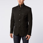 Stand Collar Jacket // Black (XL)