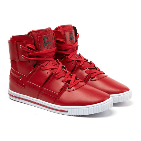 New Age High-Top // Red + White (US: 7)