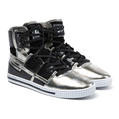 New Age High-Top // Silver + Black (US: 7)