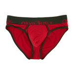 AnatoFREE Basics Hipster Brief // Cranberry (Small)