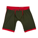 AnatoFREE Basics Boxer Brief 9 Inch Leg // Deep Forest (Small)