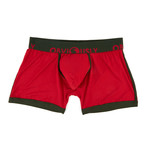 AnatoFREE Basics Boxer Brief 3 Inch Leg // Cranberry (Small)