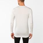 Crew Neck Long-Sleeve Undershirt // White (Small)